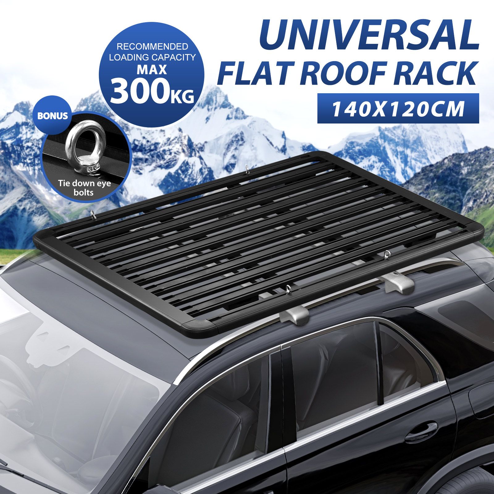 Buy Giantz Universal Car Roof Rack Basket Luggage Vehicle Cargo Carrier  140cm Silver Online
