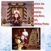 Inflatable Christmas Santa Claus Costume, Blow Up Ride On Me Shoulder Christmas Santa Claus Cosplay Suit for Youth, Adult(Santa),Suitable for Height 150-190 CM