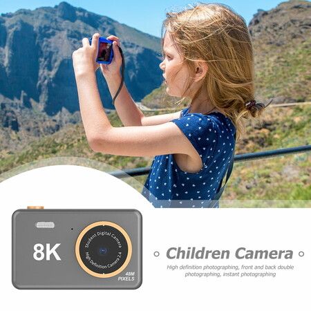 Kids Instant Print Camera With WiFi - 1080P Video, 2.4 Screen, Includes 32GB Card & Paper