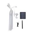 Solar Power Shower Rain PVC Lights Christmas Lights Icicle Snow Outdoor Raindrop Lights, 50cm 10tube Xmas Tree Holiday Decoration Multi Color