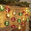 3m LED Silver Wire Fairy String Lights Christmas Tree  Decorations Ornaments Indoor Christmas Ball  Outdoor String Lights Christmas Wedding Party Home