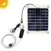 Solar Power 20W Monocrystalline Silicon Portable Solar Oxygenator with USB for Outdoor Aquariums and Fish Tanks Pond