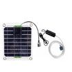 Solar Power 20W Monocrystalline Silicon Portable Solar Oxygenator with USB for Outdoor Aquariums and Fish Tanks Pond