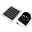 Solar Exhaust Fan Kit, High Efficiency Solar Fan 20W Strong Wind Power with Protective Net for Pet Dog Chicken Coop