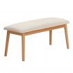 Artiss Dining Bench Upholstery Seat Wooden Chair 106cm