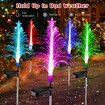 Solar Christmas Trees Lights Outdoor Decorations,Solar Tree Garden Lights Waterproof,Color Changing Solar Flower Lights Yard Stake Decor For Outside Decorative,2Pcs