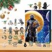 Christmas Advent Calendar 2023 - 24 Days to Christmas Countdown Calendar 24 Mandalorian Figures | Creative Movie Characters, Comic Figures, Advent Calendar