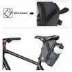 Bike Saddle Bag Waterproof Bicycle Strap-On Seat Pack Bag Cycling Wedge Water Bottle Holder