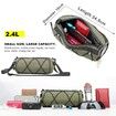 Bike Handlebar Bag Bicycle Front Bag Frame Storage Roll Bag Mountain Road Bikes Commuter Shoulder Bag (Green)