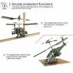 RC Helicopters Remote Control 2.4GHz Military Army Helicopter Toys for Boys Girls Kids  One Key Take Off/Landing, LED Light, Low Battery Reminder