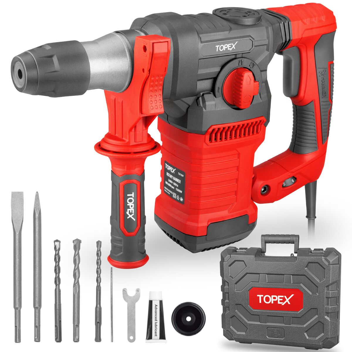 1500W SDS PLUS Rotary Hammer Drill Havey Duty Impact Hammer