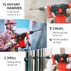 1500W SDS PLUS Rotary Hammer Drill Havey Duty Impact Hammer