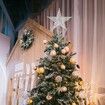 Christmas Star Tree Topper - 8 Inches Silver Glitter Christmas Tree Ornaments Metal Hollow Star for Christmas Tree Indoor Party Decoration Home Ornaments
