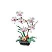 Flower Orchid Building Blocks, Plant Decoration, Artificial Building Set, Home Decoration Accessory for Adults, Botanical Collection, Ideal Gift, 581pcs