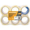 MasterSpec Clear Packing Tape - 6 Rolls, 450m Total Length, 48mm x 75m