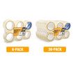 MasterSpec Clear Packing Tape - 6 Rolls, 450m Total Length, 48mm x 75m