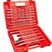 17 Piece SDS PLUS Rotary Hammer Drill Bits Set & Chisel Bits Hole Tool Set