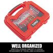 128 Piece Drill Bit Set HSS Titanium Drill & Screwdriver Bit Set with Case