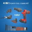 20V 5 IN1 Power Tool Combo Kit Cordless Drill Driver Sander Electric Saw