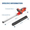 20V Cordless Hedge Trimmer for Shrub, Cutting, Trimming, Pruning Skin Only without Battery