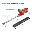 20V Cordless Hedge Trimmer for Shrub, Cutting, Trimming, Pruning