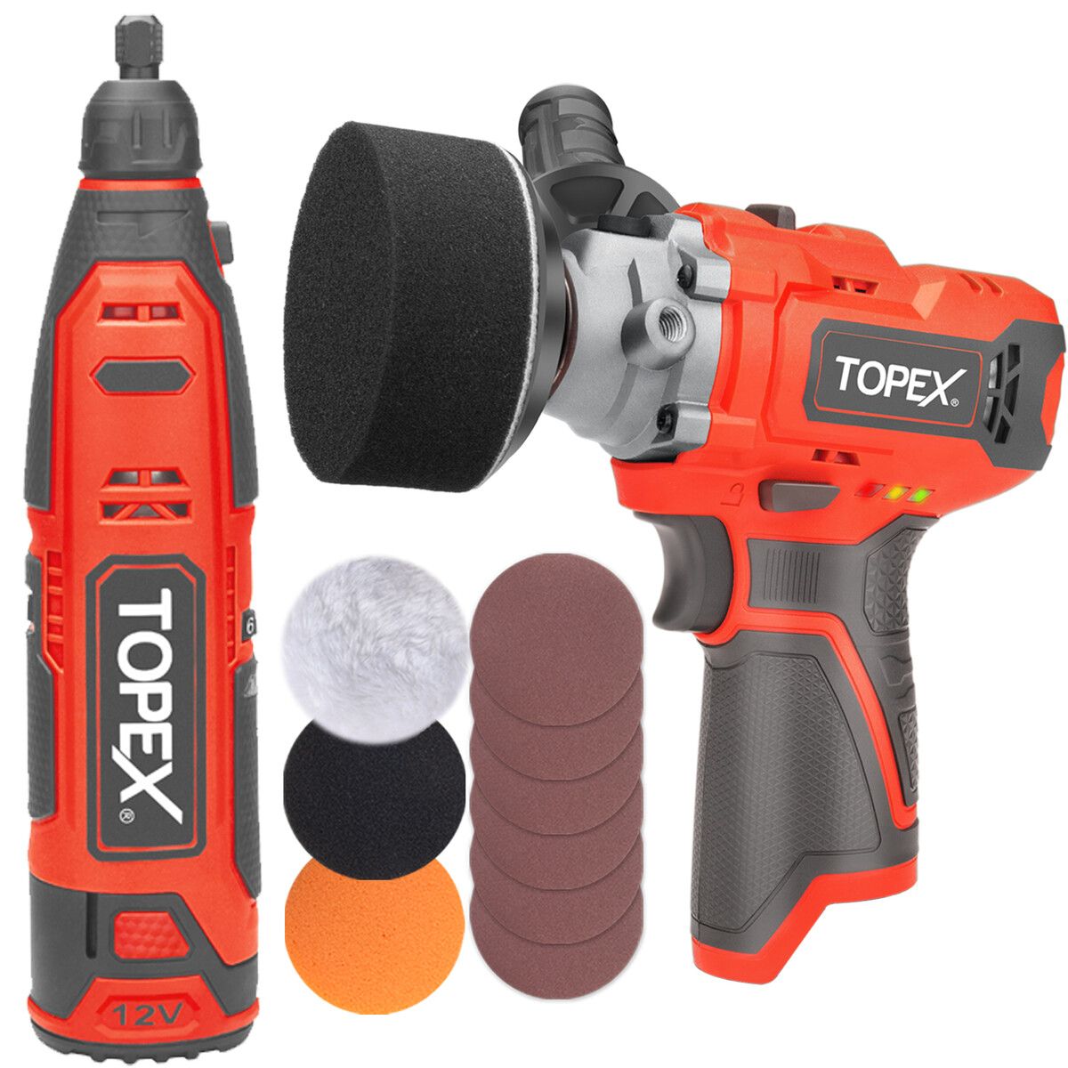 12V Cordless Power Tool Kit Polisher Rotary Tool