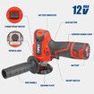 12V Cordless Polisher Lithium-Ion LED Torch w/ Battery & Charger