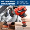 12V Cordless Polisher Lithium-Ion LED Torch w/ Battery & Charger