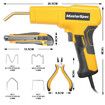 MasterSpec 50W Hot Stapler Plastic Welding Gun Car Bumper Repair Kit Welding Repairing Machine Welder Gun