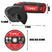 12V Cordless Angle Grinder w/12V 2.0Ah Lithium-Ion Battery&14.4V /0.4A charger