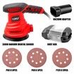 300W Random Orbital Sander Polisher Variable Speed +15pcs Sand Papers