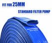 25mm 1" X 25m Submersible water Pump PVC Layflat Hose Kit