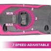 Monika 12V Cordless Rotary Tool Pink Variable Speed Engraver Grinder Multi Accessories