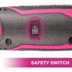 Monika 12V Cordless Rotary Tool Pink Variable Speed Engraver Grinder Multi Accessories