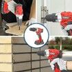 20V Lithium-Ion Cordless Drill Driver Impact Hammer drill w/ Battery Charger