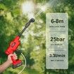 20V Cordless Pressure Washer, 6-in-1 Nozzle, for Washing Car/Wall/Floor [Skin Only Without Battery]