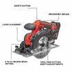 20V Circular Saw, with 1.5Ah Battery & Charger, 4,300RPM, 0°- 45° Bevel Cutting