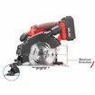 20V Circular Saw, with 1.5Ah Battery & Charger, 4,300RPM, 0°- 45° Bevel Cutting