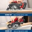 20v 165mm Cordless Circular Saw Skin Only Without Battery