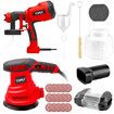 Tool Combo Handhold Electric Paint Sprayer Gun & Random Orbital Sander Polisher