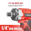 Cordless Impact Driver 1/4" Hex Drive Tool Only