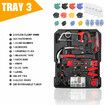 MasterSpec 1180PCS professional tool set aluminum case tool kits with Rolling Tool Box