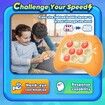 Handheld Game for Kids Age3+,Sensory Fidget Toys for Kids,Birthday Gifts for Age3+ Year Old Boys & Girls & Teens (Orange)