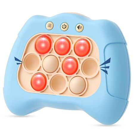Handheld Game for Kids Age3+,Sensory Fidget Toys for Kids,Birthday Gifts for Age3+ Year Old Boys & Girls & Teens (Light Blue)