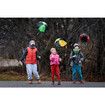 3 Pcs Parachute Toys for Kids, Tangle Free Outdoor Flying Parachute Men Toys for 3 4 5 6 7 8 9 10 Year Old kids Green