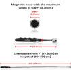 Telescoping Magnetic Pickup Tool with 20lb Pull Force, Magnet Stick Extendable up to 76cm Tool