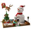 574 PCS Christmas Building Block Set Santa Claus Snowman Building Block Kit Educational Learning Science Building for 8+ Year Old Kids