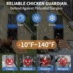 Automatic Chicken Coop Door, Efficient Automatic Chicken Door with Timer and Light Sensor, Practical Chicken Coop Accessories for Chicken and Duck