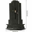 Christmas Advent Calendar,Deadly Advent Calendar,Hans Gruber Dropped Nakatomi Plaza,Tabletop Wooden Ornament Christmas Countdown Calendar (Black)