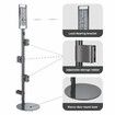 Freestanding Vacuum Stand Cordless Cleaner Storage Rack Holder Metal Organizer Accessories Organiser Bracket for Dyson Xiaomi Models Grey